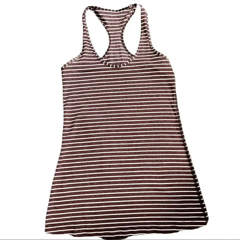 Lululemon Strip Racerback Workout Activewear Tank Top